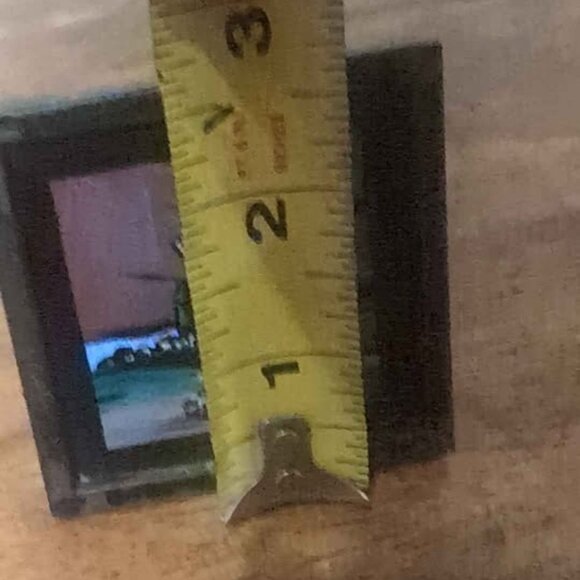 Antique Reverse Painting on Glass with Foil Background - Picture 6 of 10